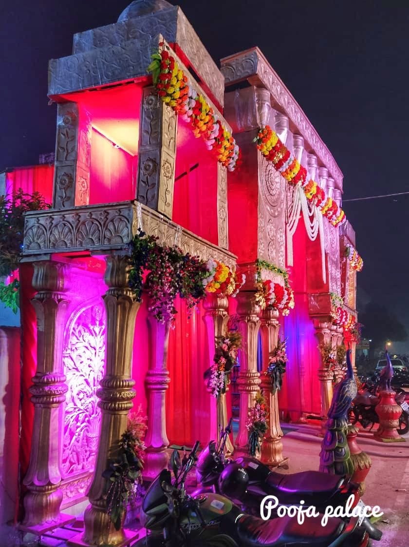 Decorated palace exterior entrance
